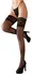 Cottelli Collection Hold-Up Stockings Floral Lace 20 DEN Black