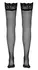 Cottelli Collection Hold-Up Stockings Black 20 Denier 8 - Lace Top, Silicone Band