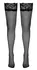 Cottelli Collection Hold-Up Stockings Black 20 Den Lace Top Size 7