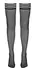 Cottelli Collection Hold-up Stockings Black 17 Denier Silicone Top M
