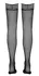 Cottelli Collection Hold-up Stockings Black 17 Denier Silicone Top M