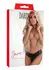 Jane Lace Crotchless Thong Panty S/M - Elegant Open Design, Black