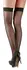 Cottelli Collection Hold-ups S - Elegant Sheer Net Stockings with Silicone Band