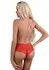Ella Crotchless Cheeky Panty Lace Design S/M & L/XL Black