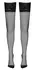 Cottelli Collection Hold-up Stockings Cuban Heel Lace Top 20 DEN Black