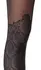 Cottelli Legware Fine Lace Black Open Gusset Tights Overknee 25/50 DEN