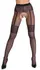 Cottelli Legware Open Crotch Tights with Lace Suspender Effect, Black, 20 DEN