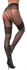 Cottelli Legware Open Crotch Tights with Lace Suspender Effect, Black, 20 DEN