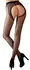 Cottelli Collection Open Design Tights Black Seam Decorative S/M