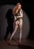Cottelli Collection Open Design Tights Black Seam Decorative S/M