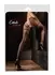 Cottelli LEGWEAR S/M Fishnet Tights with Garter & Back Seam, Black