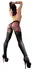 Cottelli Legwear Black Open-Crotch Tights Opaque & Sheer 40/20 Den