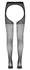 Cottelli Legwear Open Design Tights L/XL Black Velvet Touch