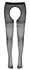 Cottelli LEGWEAR Velvety Open Crotch Tights S/M Black