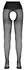 Cottelli LEGWEAR Open Gusset Tights Black Size 4 - Stretch Comfort Fit