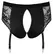 Bad Kitty Strap-On Panties XS Black with Adjustable Suspenders