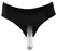 Bad Kitty Microfibre Strap-On Panties M Black Adjustable Ring