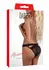 Alessandra Infinity Lace & Mesh Crotchless Panty Black S/M L/XL