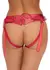 Bad Kitty Adjustable Red Strap-On Harness S-L, Leather Look, Universal Fit