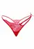 Gina Spicy V-string Lace Panties S/M & L/XL Black Cotton Gusset