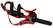 Bad Kitty Strap-On Harness L/XL Adjustable with 3 Silicone Attachments