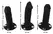 Bad Kitty Adjustable Strap-On Harness S/M Leather Look with 3 Silicone Attachments
