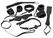 Bad Kitty Bondage Set 7-Piece Adjustable Faux Leather Black