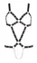 Bad Kitty Strap Body S-L Adjustable Black Harness with Chains