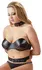 Bad Kitty Adjustable Body Restraint System with Handcuffs - Black PU