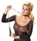 Bad Kitty Adjustable Black & Red Collar with Leash Set 35-48 cm