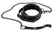 ZADO Black Diamond Pattern Adjustable Collar with Matte Leash 40-48cm