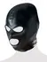 Cottelli Collection Wet Look Black Mask with Eye and Mouth Openings