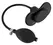 You2Toys Black Silicone Inflatable Gag with Adjustable Pump, 12 cm