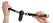 You2Toys Silicone Comfort Gag Ball with Anatomical Shape, Black, Adjustable