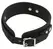 ZADO Silicone Neck Collar with Adjustable Riveted Straps, Black