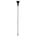 You2Toys Crop Black 44cm Classic Silicone-Tipped Impact Wand