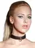 You2Toys Bondage Collar Black BK Adjustable PU Leather 49cm