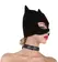 You2Toys Nubuck-Style Black Cat Mask with Open Eyes and Mouth