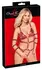 Bad Kitty Strap Body Red L Adjustable Bondage-Inspired One-Piece