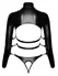 Bad Kitty Bondage Body XL - Adjustable Vegan Leather One-Piece Set