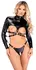 Bad Kitty Vegan Leather Bondage Set with Adjustable Straps, Size L