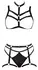 You2Toys Bondage Harness Set S-L Adjustable Decorative Black