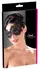 Cottelli Collection Embroidered Eye Mask Elegant Black Lace Design