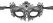 Cottelli Collection Embroidered Eye Mask Black - Elegant Lace Design