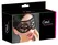 ZADO Elegant Lace Eye Mask with Satin Ribbon - Black, Universal Fit