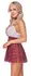Cottelli Costumes Plaid Strap Dress Set with Collar, Size M