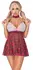 Cottelli Costumes Plaid Mini Dress Set Adjustable Straps S