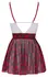 Cottelli Costumes Plaid Mini Dress Set Adjustable Straps S