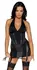 Cottelli Costumes Dominatrix Dress XL Black Matte Look Adjustable