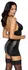 Cottelli Costumes Dominatrix Dress XL Black Matte Look Adjustable
